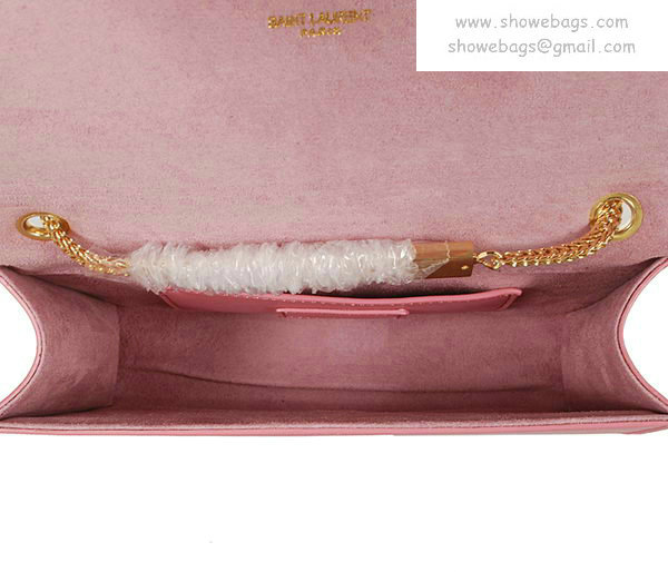 YSL mini monogramme cross-body shoulder bag 326076 pink - Click Image to Close